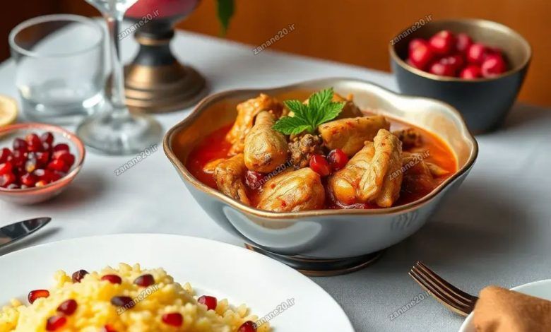 طرز تهیه فسنجان: خورشت مغذی و خوشمزه ایرانی