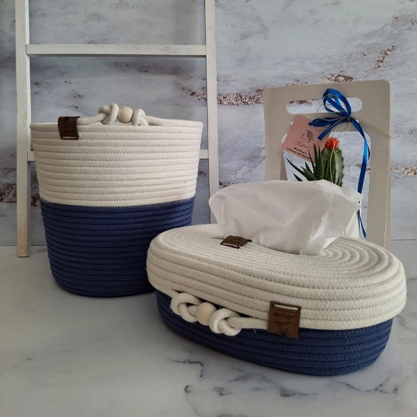 کاور سطل قیطان دوزی - کاور دستمال کاغذی قیطان دوزی